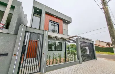 Casa sobrado nova no bairro são josé  próximo da faculdade ulbra em canoas, com 3 dormitórios sendo 1 suíte master com closet, aceita financiamento