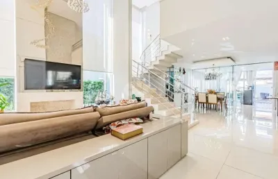 Sobrado mobiliado à venda no condomínio villagio firenze - cachoeirinha rs - 4 suítes, 305m² privativos - aceita financiamento