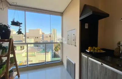 Apartamento 2 dormitórios suíte e closet - bairro guarani, semimobiliado, sacada com churrasqueira e vaga dupla