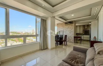 Apartamento mobiliado de 3 dormitórios,suíte,sacada integrada,2vagas,elevador,salão de festas,piscina aquecida no bairro centro/guarani, novo hamburgo