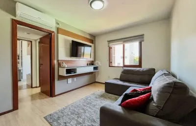 Apartamento 2 dormitórios, semimobiliado, churrasqueira, vaga coberta, localizado no bairro jardim mauá, próximo do centro de novo hamburgo.