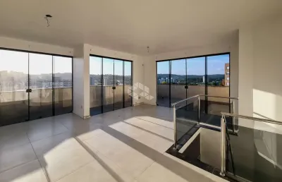 Cobertura com 3/4 dormitórios, suíte, sacada, terraço, elevador, vagas, piscina, quiosque. aceita financiamento. bairro vila rosa, novo hamburgo.