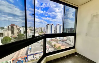 Apartamento 2 dormitórios no centro de novo hamburgo: sala, cozinha, sacada, elevador. aceita financiamento fgts.