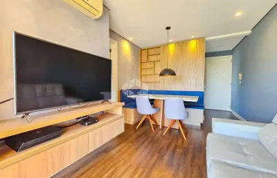 Apartamento 2 dormitórios com sacada e churrasqueira - ecoville, sarandi, porto alegre - vista livre, vaga e móveis planejados