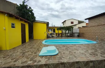Casa  2 dormitórios piscina vaga 5 carros harmonia canoas