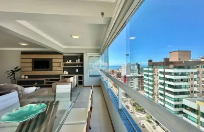 Apartamento com 3 dormitórios sendo 1 suíte  de esquina com vista liberada para o mar