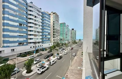 Apartamento 02 dormitórios, 01 suíte,  frente, sacada com churrasqueira, sol da manhã,capão da canoa!!