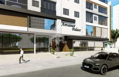 Apartamento com terraço de 02 quartos/dormitórios, e 01 vaga/box no edifício anvainer palace, em capão da canoa.