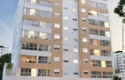 Apartamento 2 dormitórios, suíte, living, churrasqueira  ,cozinha americana, ,box de garagem,