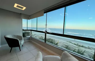 Apartamento 02 quartos(sendo 01 suíte) a beira mar, em capão da canoa/rs.