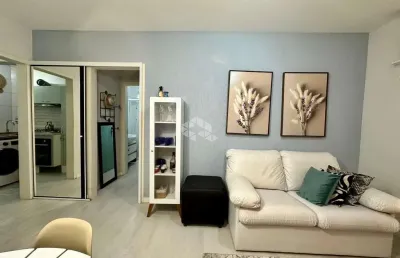 Apartamento 1 dormitório, semi mobiliado, 1 quadra do mar, zona nova  ,capão da canoa!