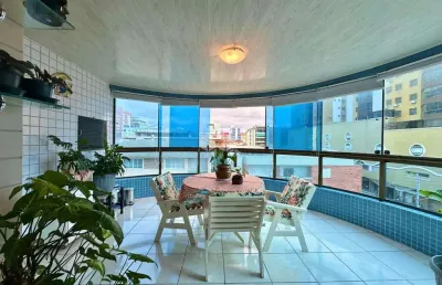Apartamento mobiliado 2 dormitórios sendo 1 suíte e sacada de frente !!!