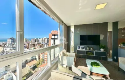 Luxuoso apartamento com vista mar, 03 dormitórios(sendo 01 suíte), finamente mobiliado e decorado, no centro de capão da canoa/rs.