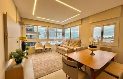 Apartamento vista para o mar de 03 dormitórios(sendo 01 suíte), mobiliado e decorado, em capão da canoa/rs.