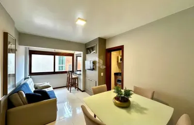 Apartamento 02 dormitórios, mobiliado e decorado, vista mar em capão da canoa.