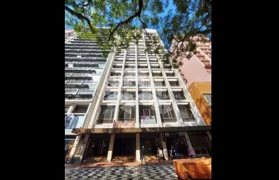 Sala/conjunto comercial à venda, com elevador e portaria, localizado na rua dos andradas, bairro centro