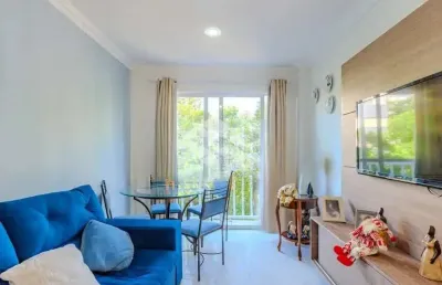 Vende-se apartamento totalmente mobiliado de 01 dormitório com churrasqueira