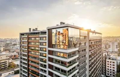 Apartamento à venda no bairro menino deus, com 1 dormitório, churrasqueira, vaga de garage e infra completa
