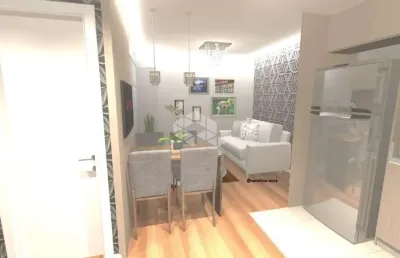 Apartamento próximo à lagoa do rizzo, com 2 dormitórios e 1 vaga de garagem.