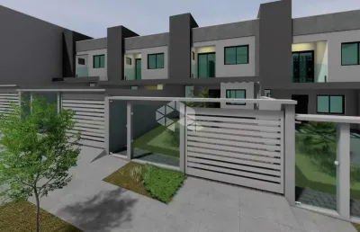 Casa sobrado com 3 suites duas vagas cobertas no bairro igara