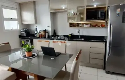 Apartamento semimobiliado de 2 dormitórios, sacada, churrasqueira e vaga coberta em canoas