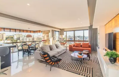 Apartamento exclusivo, decorado com requinte e uma vista incrível no higienópolis!