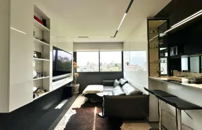 Apartamento à venda em petrópolis com 49 m², 1 quarto, 1 vaga