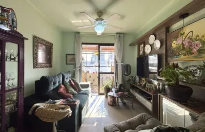 Apartamento a venda de 2 dormitórios com 1 suíte e 1 vaga  no condominio les halles na nilo pecanha