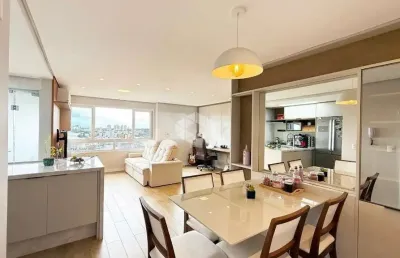 Apartamento totalmente mobiliado pronto para morar  com 2 dormitórios e 2 vagas a 50 metros da sogipa