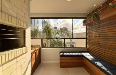 Apartamento a venda desocupado semi mobiliado com  2 dormitórios com 1 suíte e 1 vaga  no condominio les halles na nilo pecanha