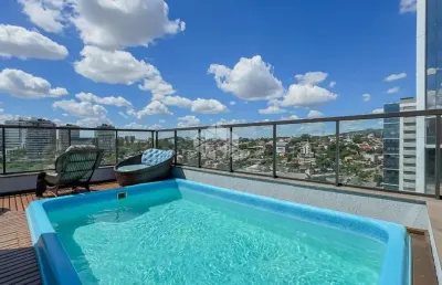 Cobertura à venda com 240 m2 com 3 quartos e  2 vagas  vista perene para o parque germania - predio com infraestrutura!!!