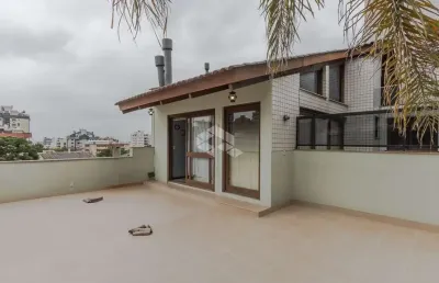 Cobertura de 03 dormitórios e 02 vagas com 198m² no bairro mont serrat em poa