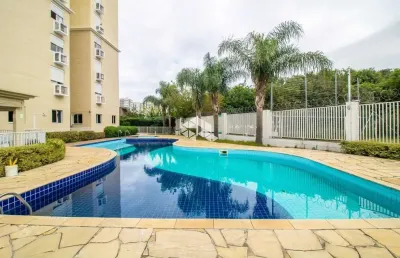 Excelente apartamento semi mobiliado de 02 dormitórios com 63 m² privativos e vaga coberta no bairro passo da areia em porto alegre