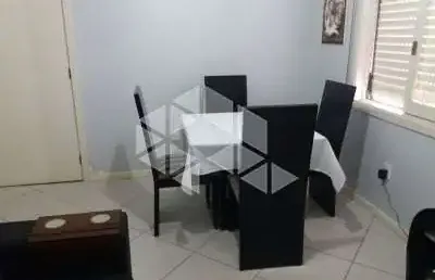 Apartamento de 1 dormitório, com vaga, no bairro higienópolis, semimobiliado, com split