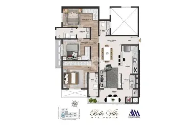 Apartamento com 3 quartos à venda na Rua Coronel Eleseu Guilherme, 1, Campinas, São José