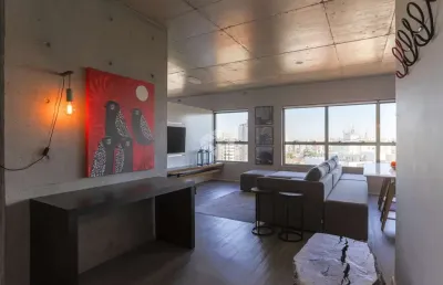 Apartamento mobiliado 1 dormitório com 2 vagas petrópolis porto alegre