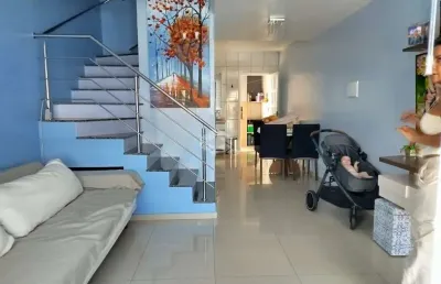 Sobrado 02 quartos, 80m², 2 vagas no bairro são jose canoas