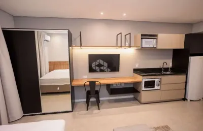 Apartamento jk / stúdio 24,7m² - mobiliado junto a feevale em novo hamburgo