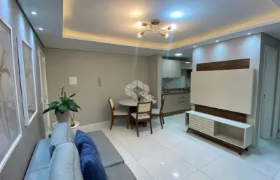 Apartamento 2 dormitórios, mobiiado, 51 m². bairro igara, canoas