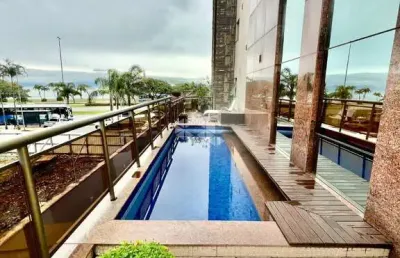 Apartamento com vista para o mar, mobiliado com 3 dormitórios, sendo 1 suíte, 2 vagas de garagem na beiramar em florianópolis/sc.