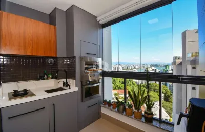 Apartamento com vista para o mar 2 suítes 2 vagas e ponto para carro elétrico na agronômica