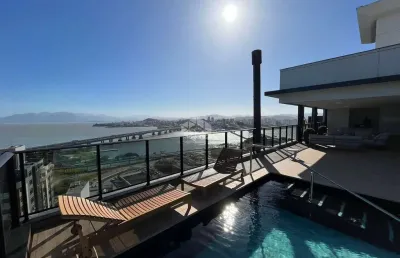 Apartamento semimobiliado com 2 dormitórios/quartos e sendo 1 suíte a venda - centro, florianópolis sc