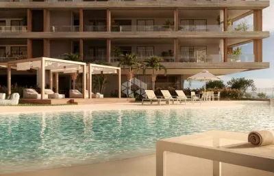Apartamento studio no makai beach front resort no novo campeche em florianópolis/sc