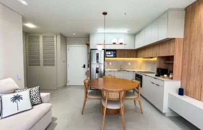 Apartamento semimobiliado 1 quarto lazer completo estreito florianópolis
