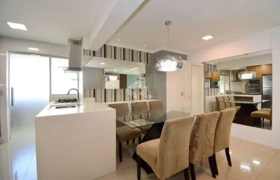 Apartamento mobiliado com 3 quartos  sendo 1 suíte e sacada gourmet no jardim atlântico