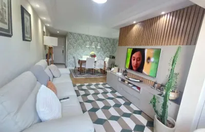 Apartamento com 3 quartos sendo 1 suíte vista mar e área de lazer completa em coqueiros