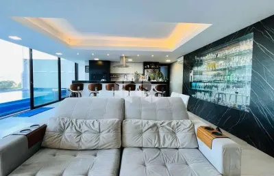 Casa de alto padrão com vista privilegiada 4 dormitórios piscina e spa na trindade