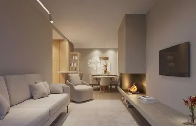 Lançamento - apartamento 2 suítes + lavabo, 80,51m², 1 vaga, na garibaldi, a 180 metros da rua coberta