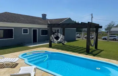 Casa 3 dormitórios, 153,18m² privativos, na praia noiva do mar, a 100 metros da praia