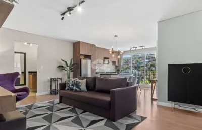 Apartamento 2 dormitórios, novo, mobiliado, 80,71m², 1 vaga, próximo ao centro de gramado